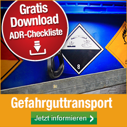 Gefahrguttransport gemäß ADR: Kennzeichnung und Ausrüstung + Gratis-Checkliste