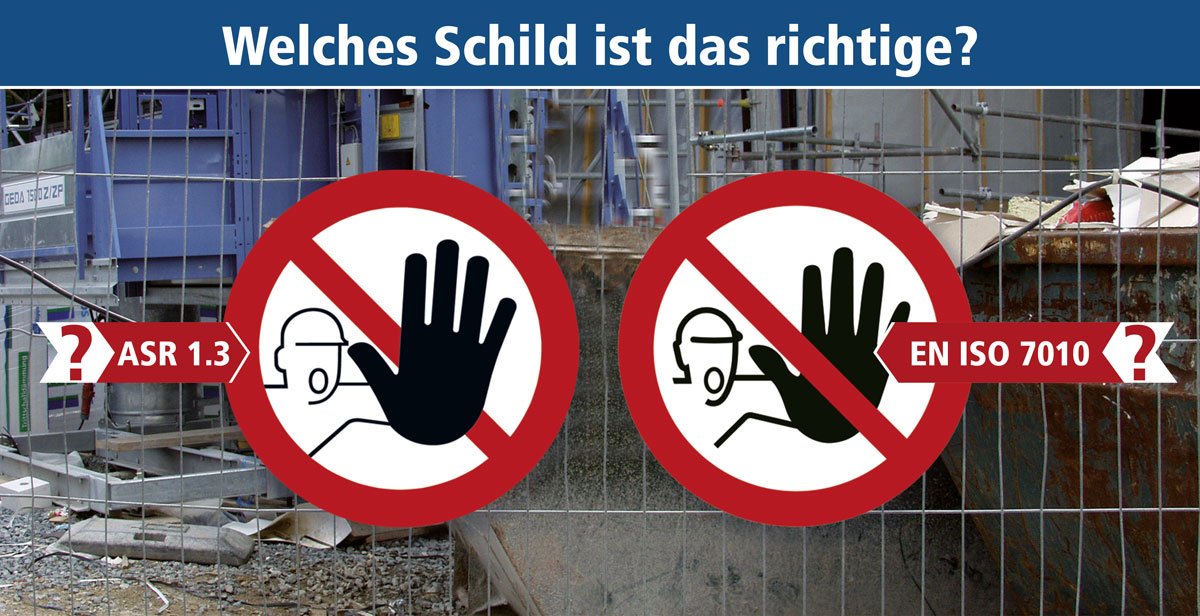 Neues EN ISO 7010 Zeichen P080 - Zutritt für Unbefugte verboten